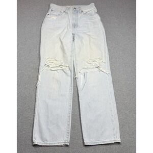 Madewell The Perfect Vintage Straight Jean Womens 26 (28x29) Highrise Distressed